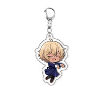 Gantungan Kunci Karakter Anime Q-version Akrilik, Liontin Gantungan Kunci, Aksesoris Tas, Souvenir Qversion, Hadiah untuk Teman