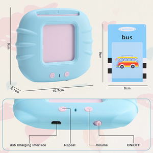 Personalización completa, tarjetas habladoras, máquina <span class=keywords><strong>de</strong></span> aprendizaje <span class=keywords><strong>de</strong></span> <span class=keywords><strong>lectura</strong></span>, juguete, juguetes educativos para niños <span class=keywords><strong>de</strong></span> 1, 2, <span class=keywords><strong>3</strong></span> a 6 años - Product Image 5