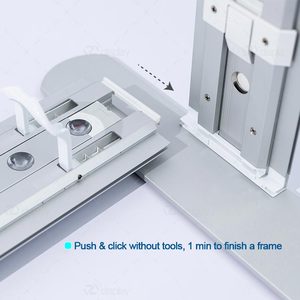 Comptoir portable en aluminium avec boîte à lumière LED pop-up SEG, design durable pour l'<span class=keywords><strong>Expo</strong></span> 2020 - Product Image 4