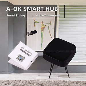A-OK AC520-02 Tuya Wi-Fi RF Gateway HUB อุปกรณ์เสริมแอป Luxury Smart Life พร้อมวัสดุพลาสติกแบบดิจิตอลอิเล็กทรอนิกส์สำหรับม่านม้วน - Product Image 2