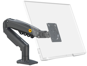 <span class=keywords><strong>Support</strong></span> d'<span class=keywords><strong>écran</strong></span> Kelmy <span class=keywords><strong>en</strong></span> alliage d'aluminium noir, <span class=keywords><strong>réglable</strong></span> <span class=keywords><strong>en</strong></span> <span class=keywords><strong>hauteur</strong></span>, avec inclinaison de 65° pour moniteurs LED/LCD de 2 à 9 kg et 17 pouces, fixation de bureau, modèle exclusif - Product Image 3