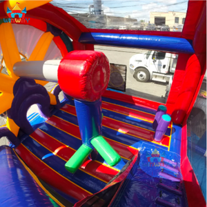 Location de châteaux gonflables sur le thème du carnaval, grande roue, gonflables commerciaux en PVC, installation facile, 13x13 pieds, enfants et adultes - Product Image 6