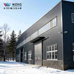 Bâtiment métallique préfabriqué en métal galvanisé durable pour usine ISO9001 Commandes en gros bienvenues - Product Image 1