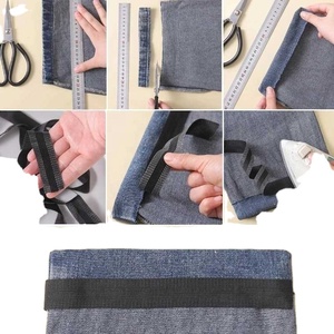 Tissu de couture DIY pour vêtements et jeans, adhésif pour pantalon, à repasser, pour réduire la longueur et réparer les pantalons - Product Image 2