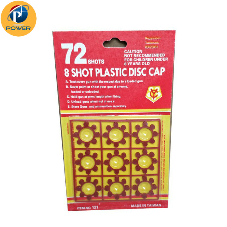Крышка на 8 выстрелов пластиковый диск 72 выстрела пистолет стадо пороха