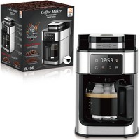 Electrodomésticos OEM ODM, Cafetera de Goteo de 1050W, Cafetera Espresso Comercial Portátil con Control Táctil para Oficina y Hogar