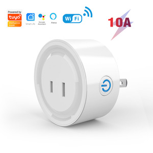 Sixwgh Smart Wi-Fi <b>Plug</b> 13A 230V Plastic Minimalist Design <b>with</b> for App Control IP20 1-Way for Home Automation Wall <b>Switches</b> - Product Image 4