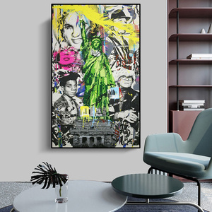 Graffiti Pop Art poster statua della libertà stampe su tela stampe astratte Street Wall Picture For Living Room Home Decor Cuadro - Product Image 5