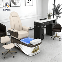 Chaise de pédicure électrique inclinable avec massage, équipement de salon de beauté, couleur personnalisée moderne, à vendre