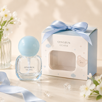 Vente en gros de flacons vaporisateurs de parfum de luxe vides de 30 ml, flacon en verre miniature, atomiseur de parfum cosmétique avec emballage de boîte cadeau haut de gamme