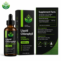 Chlorophylle – Extrait Herbal Antioxydant en Gouttes Liquides Orales pour l'Énergie et le Soutien Immunitaire des Adultes – Naturel et Faible en Sucre