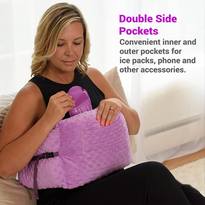 Mastectomie oreiller sieste oreiller voiture <span class=keywords><strong>ceinture</strong></span> de sécurité avec doux et moelleux plusieurs couleurs chirurgie récupération oreiller pour femmes hommes - Product Image 4