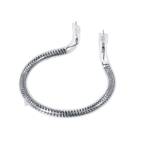 Élément chauffant en fibre de carbone au quartz, tube chauffant électrique pour usage extérieur et domestique, tension 220V