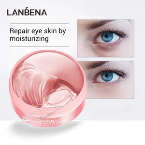 LANBENAローズハイドラジェルアイマスクふくらんでいる目を取り除くオリジナルの栄養修理コラーゲンアイパッチマイクロ分子明るい女性の肌