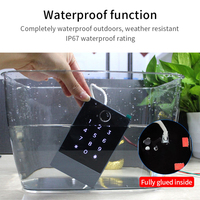 K3W K3FW TTLOCK App WIFI Bluetooth Huella digital 13,56 Mhz RFID Control remoto Teclado Contraseña IP67 Control de acceso de puerta impermeable