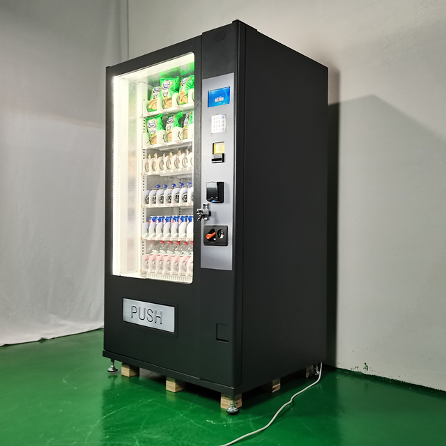 Popular Automatic Food Vending Machine Selling Frozen Drink with Elevator for Mall /office Buildings/subway