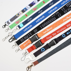 Lanières colorées tendance et élégantes avec logo personnalisé, lanière en polyester par sublimation avec <span class=keywords><strong>boucle</strong></span> de sécurité, sangle spéciale pour le cou - Product Image 6