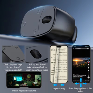Télécommande Bluetooth 5.3 JX12 à anneau de défilement pour smartphones avec affichage numérique et fonction déclencheur/clic - Product Image 3