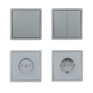 Touchmi 1/2/3 Gangue UE/REINO UNIDO Padrão Painel PC Interruptor De Parede E Tomada Com Luz Indicadora - Product Image 2