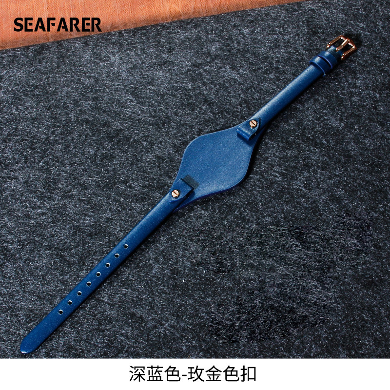 Dark blue-rose buckle-K1
