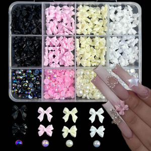 Galletas, <span class=keywords><strong>Ositos</strong></span> de Peluche, Lazos, Mariposas, Donuts, Decoración de <span class=keywords><strong>Uñas</strong></span> - Product Image 2