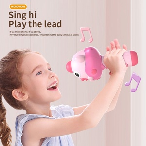 Micrófono de Karaoke Inalámbrico para Niños, en Inglés, para Altavoz, Juguete de Canto Unisex para el Hogar, de Plástico, 6 Piezas - Product Image 3