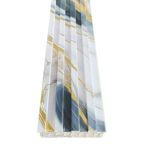 Panneau mural WPC à motif marbré, panneau composite bois-plastique creux, impression artistique 3D, revêtement mural intérieur moderne, panneaux décoratifs - Product Image 2