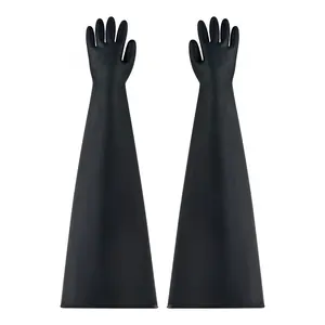 Professional Insulated Latex Gloves Box Gloves In Black For Anti-Static Protection