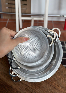 WELAND <span class=keywords><strong>Setaccio</strong></span> a maglia fine in acciaio inossidabile 316L, colino multiuso per olio e <span class=keywords><strong>setaccio</strong></span> da cucina con manici singoli/doppi, 12/14/16/18 cm - Product Image 6