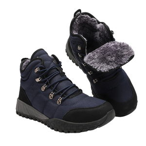 Nouveauté 2023 : Bottes mi-hautes pour hommes, automne/hiver, thermiques, personnalisables, grandes tailles jusqu'au 47, vente en gros #   Chaussures européennes - Product Image 2