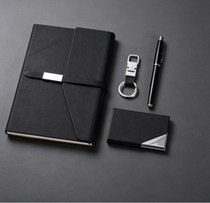Set de Regalo Corporativo Personalizado, Cuaderno A5 y Bolígrafo, Porta Tarjetas de Visita, Llavero, Set para Eventos Promocionales - Product Image 1