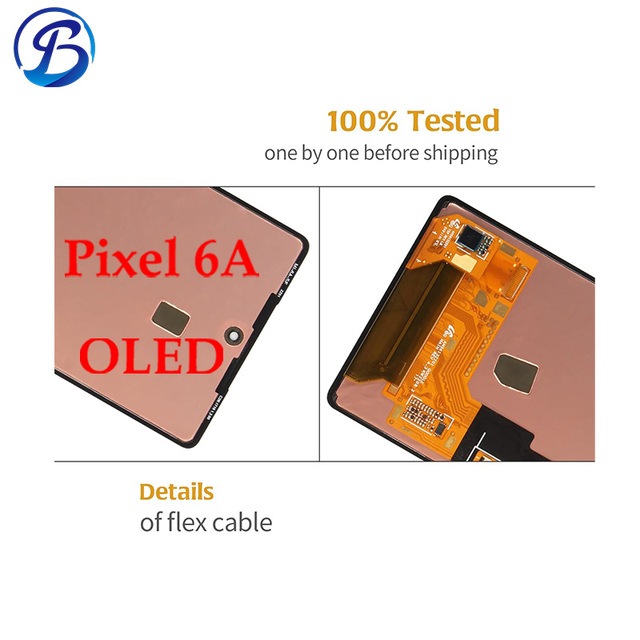 OLED Screen Mobile Phone Wholesale Bulk Price with 1 Year Warranty Smartphone for Google Pixel 6A Replacement Touch Screen