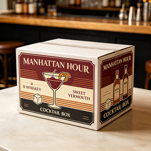 Boîte à vin personnalisée moderne en carton avec dorure à chaud pour <span class=keywords><strong>Martini</strong></span> et cocktails classiques, production en 72h, emballage cadeau recyclable - Product Image 3