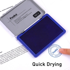 Tampone d'Inchiostro Foska in 4 Colori, Rettangolare, ad Asciugatura Rapida, per Ufficio, Identificazione Aziendale, Notarizzazione e Timbratura - Product Image 5