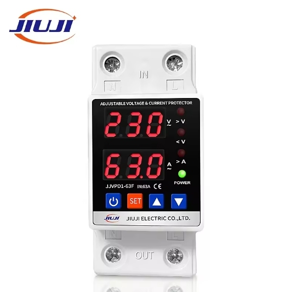 440V JJVPD1-63F Protector Over Under Voltage Protective Device Relay Adjustable Voltage Protection