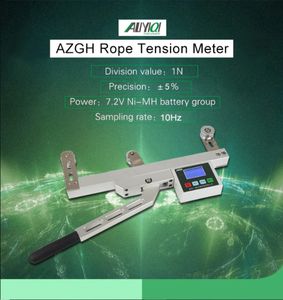 Testeur de <span class=keywords><strong>tension</strong></span> de câble en acier de ceinture de câble numérique 5000N pour mesure électronique - Product Image 6