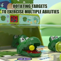 Jeu de tir de flipper Crocodile Marbles, jeu de société interactif pour enfants, défi de tir, jeu de flipper avec cible de tir avec L/M