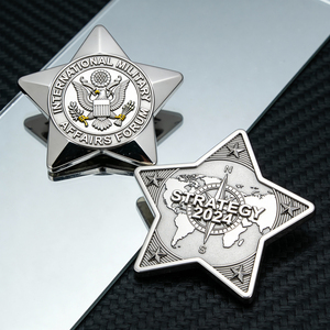 Diseña tus propias monedas conmemorativas personalizadas de aleación de zinc y metal esmaltado, fabricante de monedas de desafío 3D en oro y plata - Product Image 1