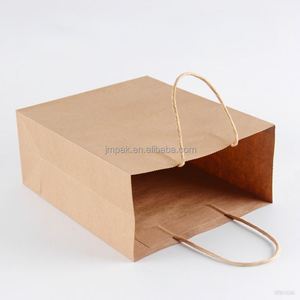 Bolsas de Papel Kraft de Alta Calidad con Asas Personalizadas, Ecológicas, Reutilizables, para Compras y Alimentos - Product Image 4