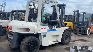 Chariot élévateur diesel TCM FD70 de 7 tonnes, capacité de 7000 kg, mât de 3 m, moteur Isuzu, équipement industriel lourd pour entrepôt - Product Image 3