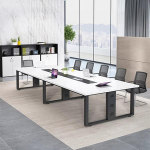 Mesa de Conferencia de Oficina Marca <span class=keywords><strong>XT</strong></span>, Mesa de Entrenamiento Larga, Diseño Moderno y Simple, Tipo Placa, Gran Tamaño, Embalaje en Correo de Guangdong - Product Image 2