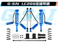 Accesorios de suspensión todoterreno 4X4 para Toyota LC200 Amortiguador de elevación de 2 pulgadas Ajuste de 2,5 pulgadas de diámetro, diámetro de 2,0 pulgadas