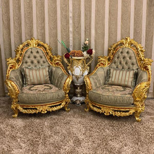 कोर्ट फर्नीचर शाही फर्नीचर लिविंग रूम सोफा क्लासिक कपड़े लक्जरी सोफे फर्नीचर प्राचीन सोफा - Product Image 2