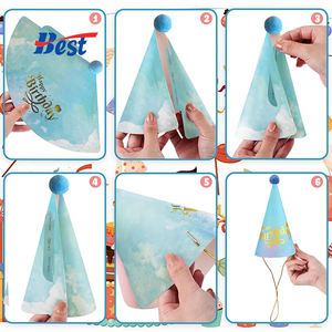 قبعة ورقية لأعياد ميلاد الكبار وحفلات مستعملة وصديقة للديكور للحفلات - Product Image 6