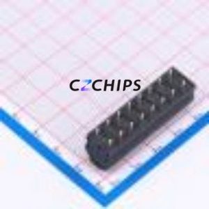 DB252-5.0-8P-BK Spring Terminal Block Through hole Component (THT),P=5mm Connector 1x8P 5mm Black 8P - Product Image 2