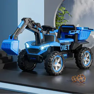 Hot Sale Wholesale New Cheap Plastic Baby Toy Car Mini Sand Digger Small Excavator Ride on Car