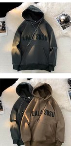 Sudadera con Capucha Gruesa Estampada Personalizada para Niños Essentials, Abrigo de Invierno de Alta Calidad, <span class=keywords><strong>Estilo</strong></span> Moderno, Sudaderas con Capucha para Hombre, <span class=keywords><strong>Ropa</strong></span> <span class=keywords><strong>Hip</strong></span> <span class=keywords><strong>Hop</strong></span> - Product Image 2