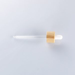 Luxury Frosted Glass <b>Bottle</b> Customized Essential Oil <b>Bottle</b> For Cosmetics Container <b>Empty</b> With Rubber Dropper Bamboo Cap - Product Image 4
