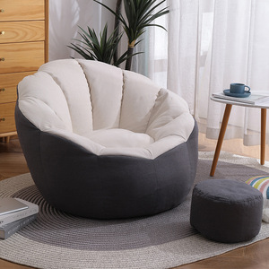Pumpkin Lazy Person Single Sofa <b>Bean</b> <b>Bag</b> <b>Small</b>-sized Balcony Tatami Bedroom Lazy Reclining Relaxation Chair - Product Image 2