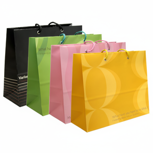 Moderno sacchetto di carta orizzontale a forma di L - Product Image 1